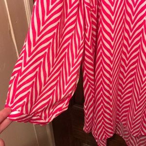 STYLUS Tops - π Pink Zebra Blouse STYLUS Tops - π Pink Zebra Blouse